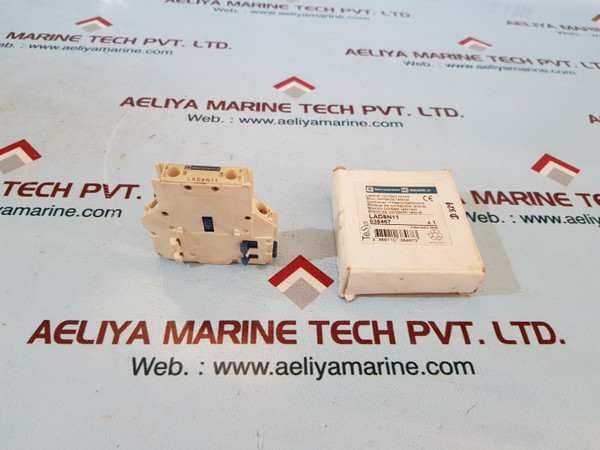 Telemecanique lad8n11 lateral contact block
