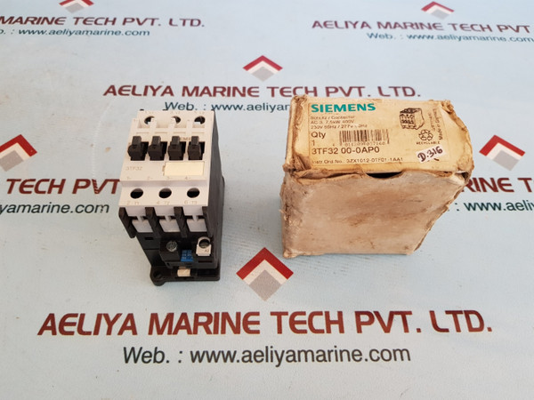 Siemens 3tf3200-0a Contactor 3 Pole 120v Coil - Used