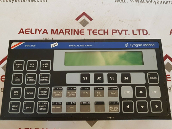 Stn atlas /lyngso marine ums 2100 basic alarm panel w 0112