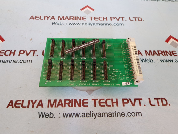 Kone 500419 h01 coding board 500416g01 rev 0.0