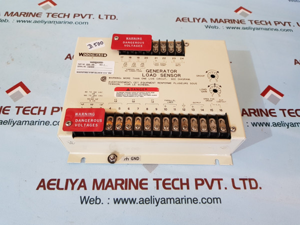 Woodward 8290-048 rev.f generator load sensor - Used