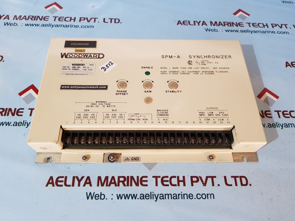 Woodward 9905-004 rev N spm-a synchroniser