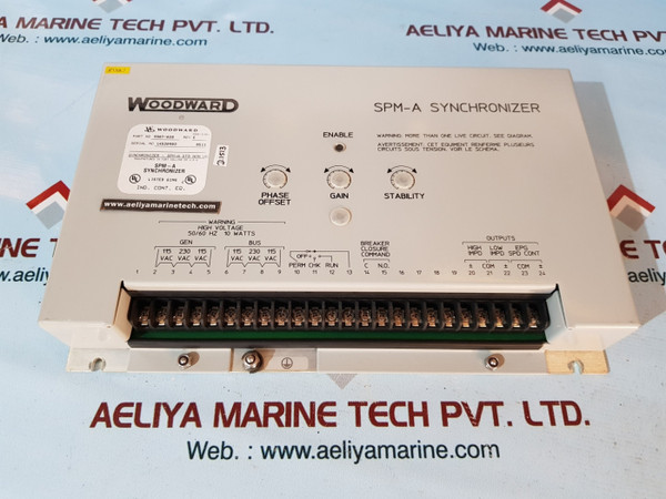 Woodward 9907-028 spm-a synchronizer rev E - Used