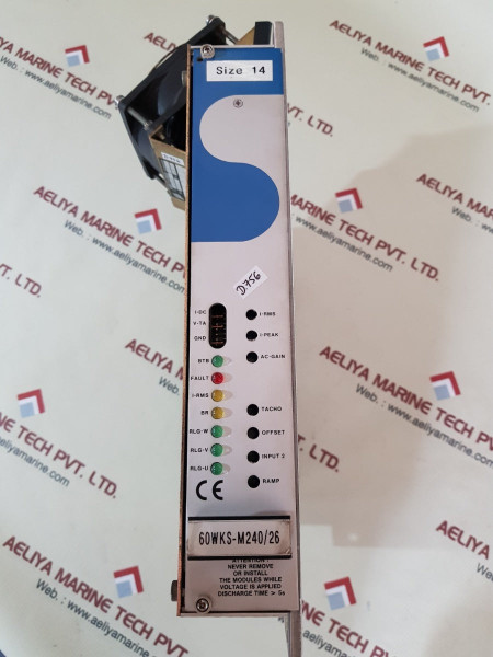 Seidel Kollmorgen 60wks-m240/26 servo control amplifier