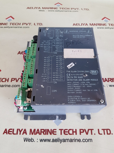 Eltek delta da quad m/ebus detection and alarm module - Used