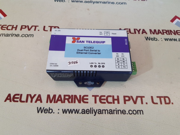 San Telequip Sc10E2 Ethernet Converter