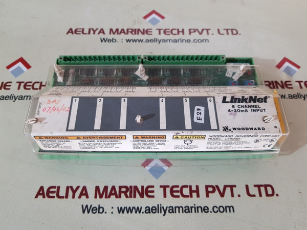 Woodward 9905-969 rev.k input module 6 channel