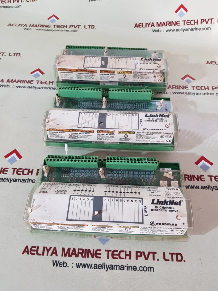 Woodward 9905-971 Rev.J Linknet 16 Channel Discrete Input Module