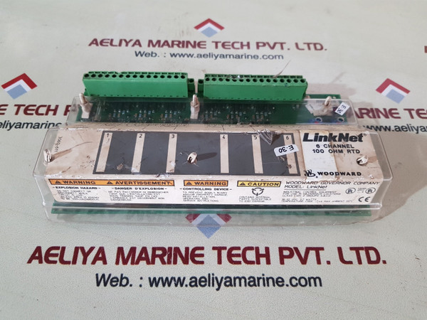 Woodward Linknet 6 Channel 100 Ohm Rtd Module