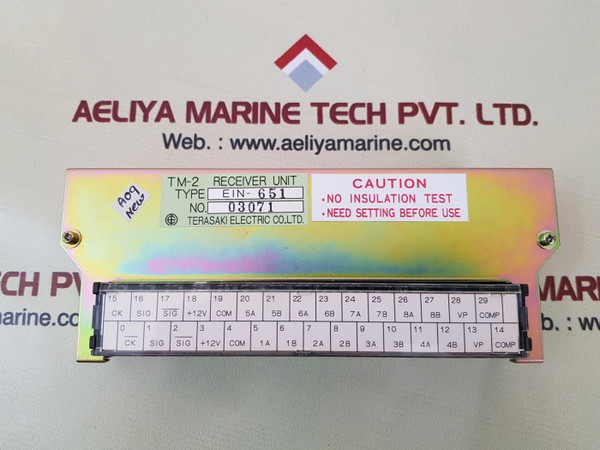 Terasaki ein-651 tm-2 receiver unit - New