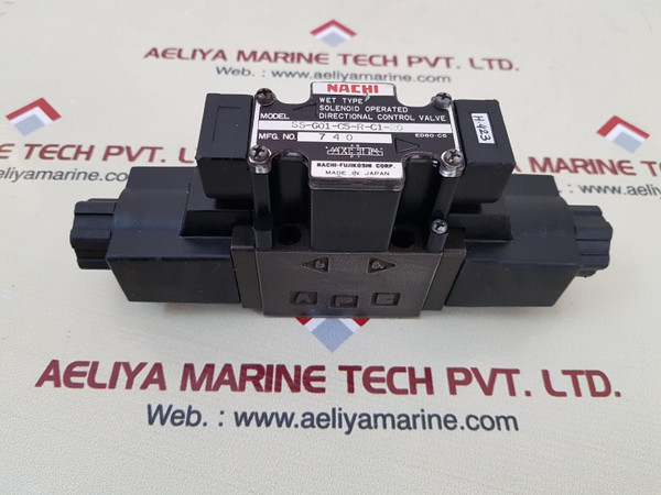 Nachi ss-g01-c5-r-c1-20 solenoid operated directional control valve