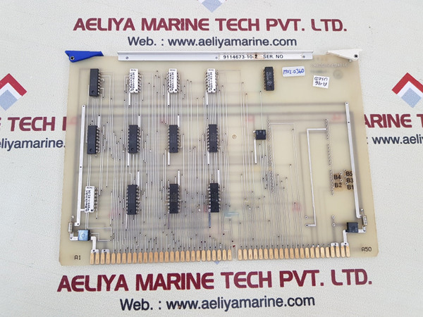 Saab marine pb 1-2 data input board 9114672-001k
