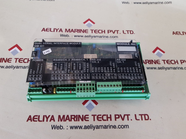 Lyngso marine/sam electronics dual serial interface module sim 401