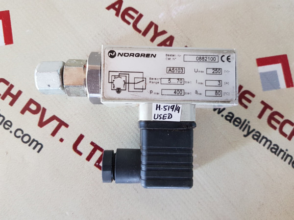 Norgren 0882100 Pressure Switch 5..70 Bar