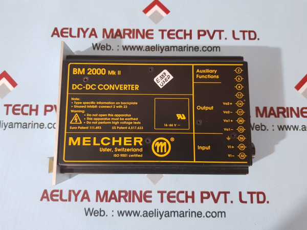 Melcher bm2000 mk II dc-dc converter - Used