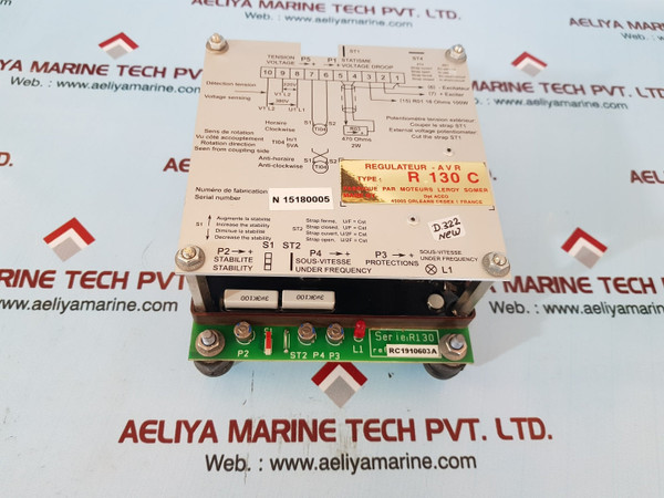 Leroy somer r130c automatic voltage regulator - New