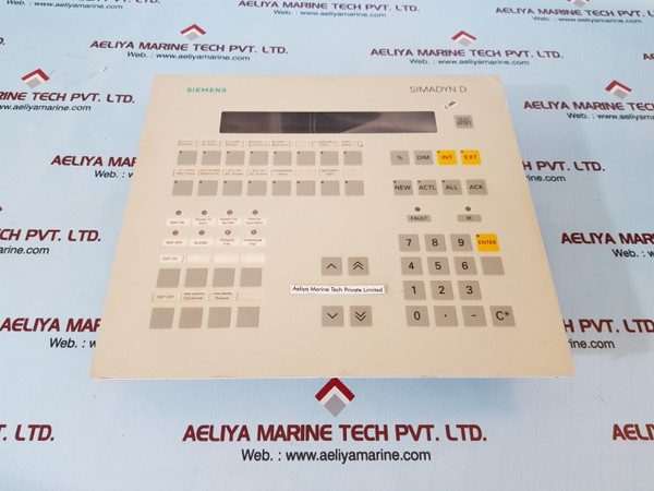 Siemens 6dd 1670-0af0 simadyn d operator panel op1 - Used
