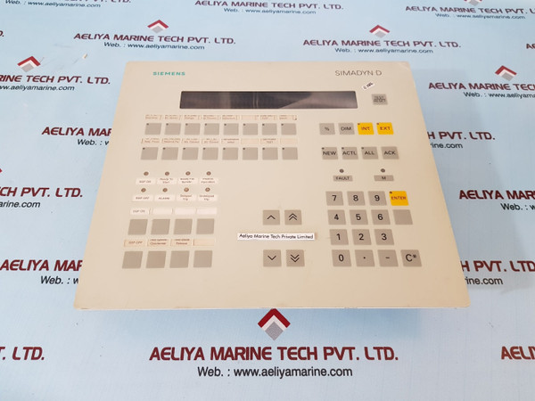 Siemens 6Dd 1670-0Af0 Simadyn D Operator Panel Op1