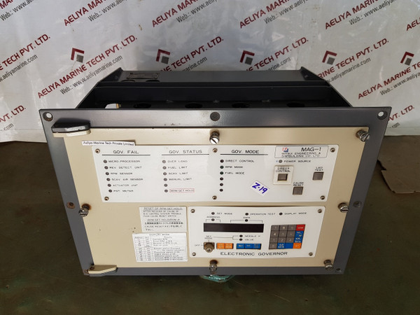 Mitsui Zosen Mag-1 Electronic Governer E-8598