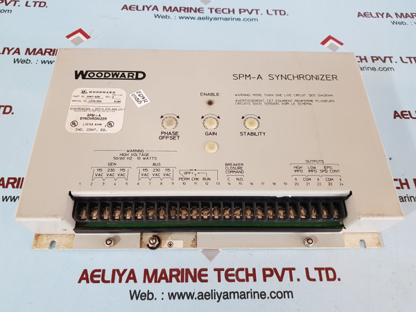 Woodward 9987-828 Spm-a Synchronizer Rev D 50/60Hz 10 Watts