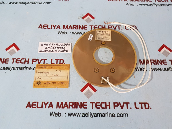 Nzk shaft-rudder indicator luminous plate