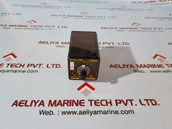 Decam vtu-50 time delay relay 110v 50/60hz - Used