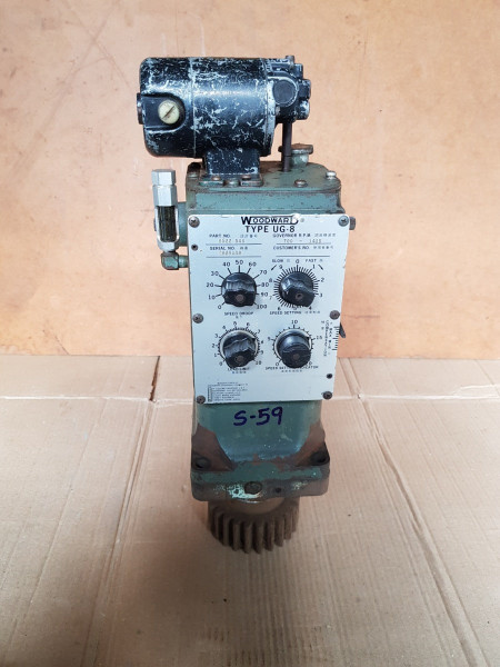 Woodward ug-8 8522 546 governor r.p.m. 700-1415
