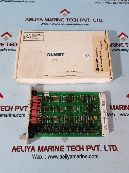 Valmet m851222 biu8a binary input unit module biu8 542803-6b