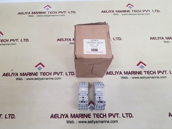 Lot Of 3X Bhartia Cutler-hammer Arsm14 Universal Relay