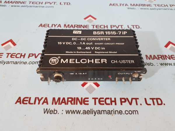Melcher bsr 1515-7ip dc-dc converter - Used