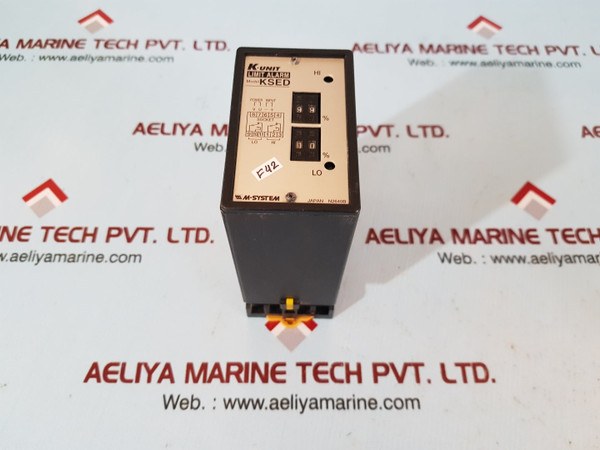 M.system ksed-a1-l3 k.unit limit alarm