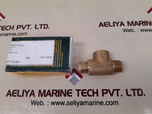 Watts regulator 530 calibrated pressure relief valve