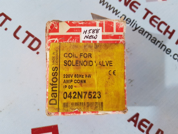 Danfoss 042n7523 coil for solenoid valve 200v 60hz