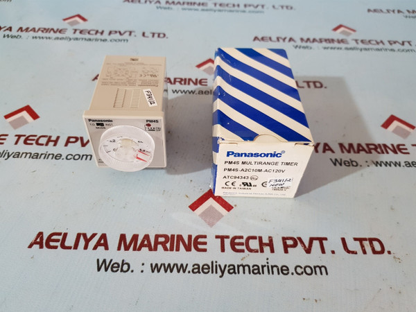 Panasonic Pm4S-a2C10M-ac120V Multirange Timer 100-120V~