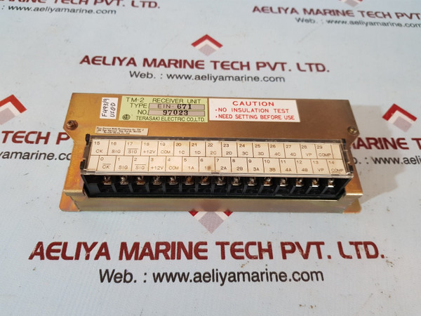 Terasaki Ein-671 Tm-2 Receiver Unit 97023