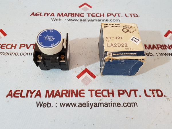 Telemecanique la2d22 time delay block 0,1 - 30s