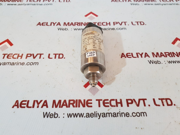 Bourdon haenni ed 5177314.231/155 pressure transducer - Used