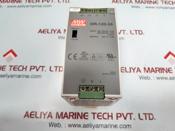 Mean well dr-120-24 power supply  - Used