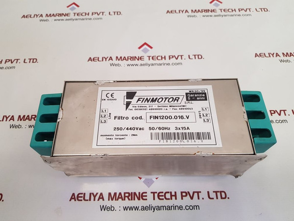 Finmotor fin1200.016.v line filter  - Used