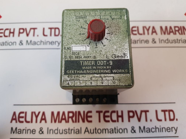 Set Of 2X L.Geetha Odt-9 Timer 220V Ac