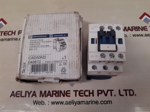 Telemecanique/schneider cad50nd auxiliary contactor