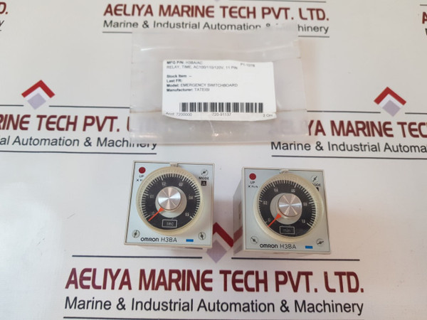 Omron H3Ba Solid State Timer 0 To 1.0 Min And 0 To 0.5 Sec