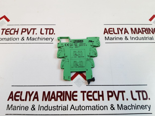 Phoenix Contact Plc-bsp-24Dc/21 Terminal Block Relay 2967219 250Vac/6A