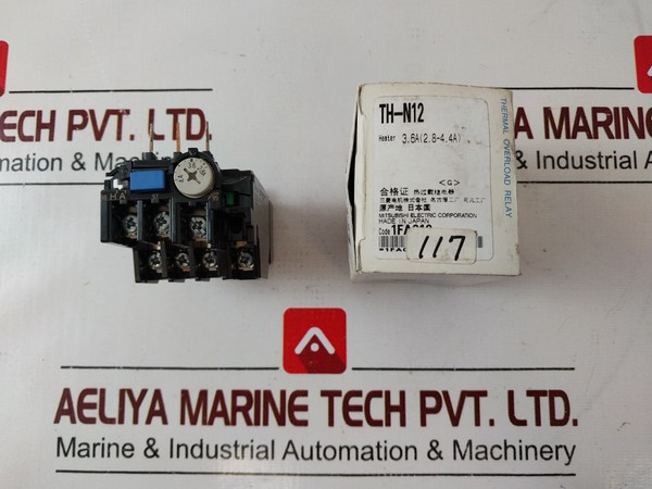 Mitsubishi Th-n12 Thermal Overload Relay 3.6A
