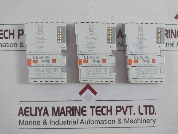 Beckhoff Kl9187 Potential Distribution Terminal Module 57 8956310