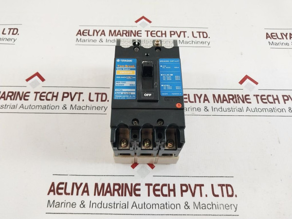 Terasaki Xm30Ps 3 Pole Circuit Breaker 0.75Kw 2A