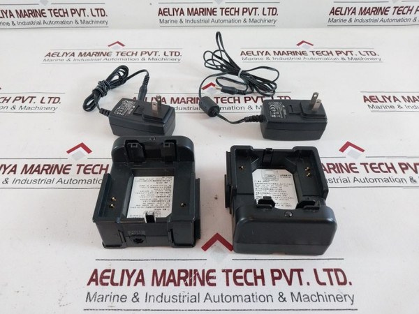 Riken Keiki Bc-2009 Gas Detector Charger With 3A-163Wp12 Power Supply - Used