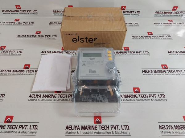 Elster Alpha A1621 Kwh/Kvarh/Kvah Meter 40000 Imp/Kwh, 3Ph, 4W, Ht Ct, 1(2)A