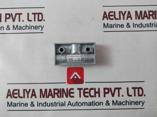 Rexroth 5340.170.000 Block Pneumatic Shuttle Valve 9180 005 - Used