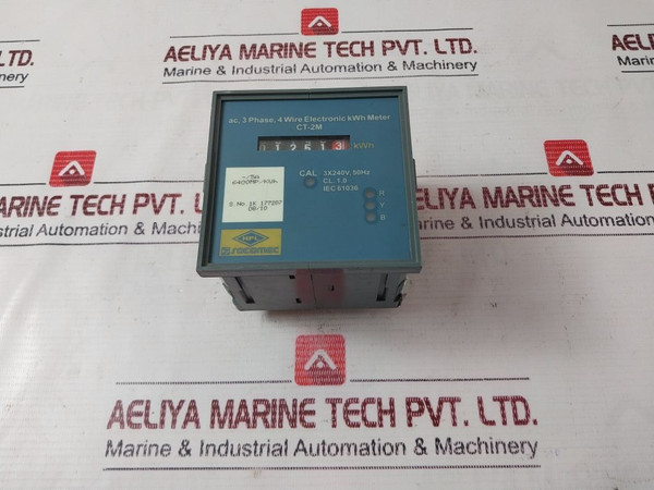 Hpl Socomec Ct-2M Electronic Kwh Meter 6400 Mp/Kwh